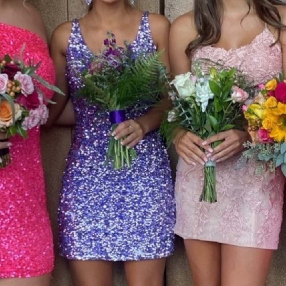 Purple Homecoming Dress size Small